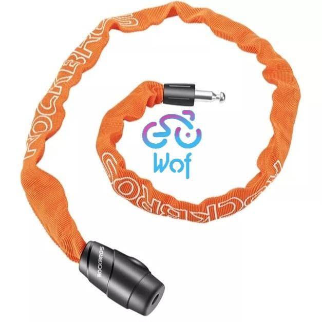Gambar Terlaris Rockbros 702 Gembok Kunci Sepeda Motor Bike Key Lock 3230001 3230 Bike Lock Durable Anti-theft Motorcyle Zinc Alloy Chain Lock Wear resistant Electric Bike Password Lock Bike Accessories Termurah - Orange dari Damai Pedia 23 undefined Tokopedia