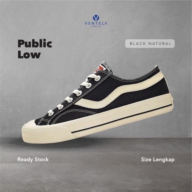 Gambar Ventela Public Low Black Natural Sepatu Pria Wanita Ventelashoes - 39 dari STORE Ventelashoes Ventella Campess JOHNSON Patrobas Warrior undefined Tokopedia