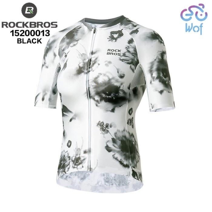 Gambar Terlaris ROCKBROS 15200013 Black Printed Jersey Pakaian Baju Sepeda Wanita Lengan Pendek Woman Short Sleeve Clothing Summer Cycling Jersey Termurah - XL dari Damai Pedia 23 undefined Tokopedia