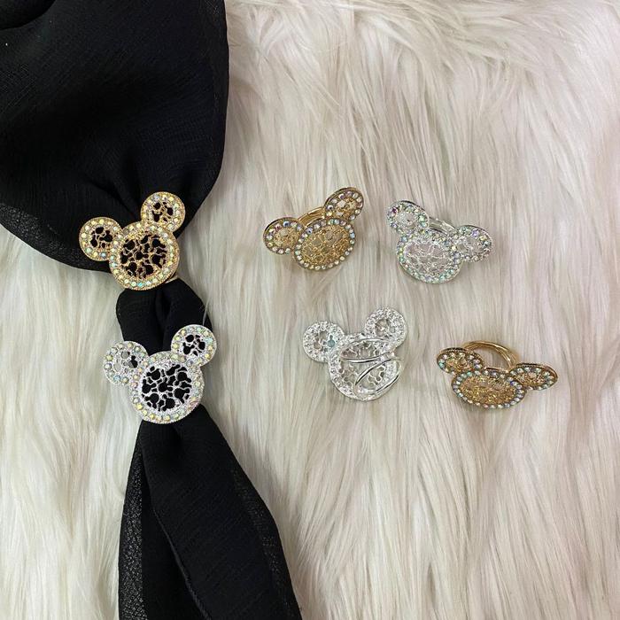 Gambar New Item! TERLARIS - Ring Hijab Mickey Mouse Terbaru Simpel | Cincin Hijab Karakter | Ring Kerudung Lucu | Cincin Kerudung | JM 1015 Sale dari Baghan Mart undefined Tokopedia