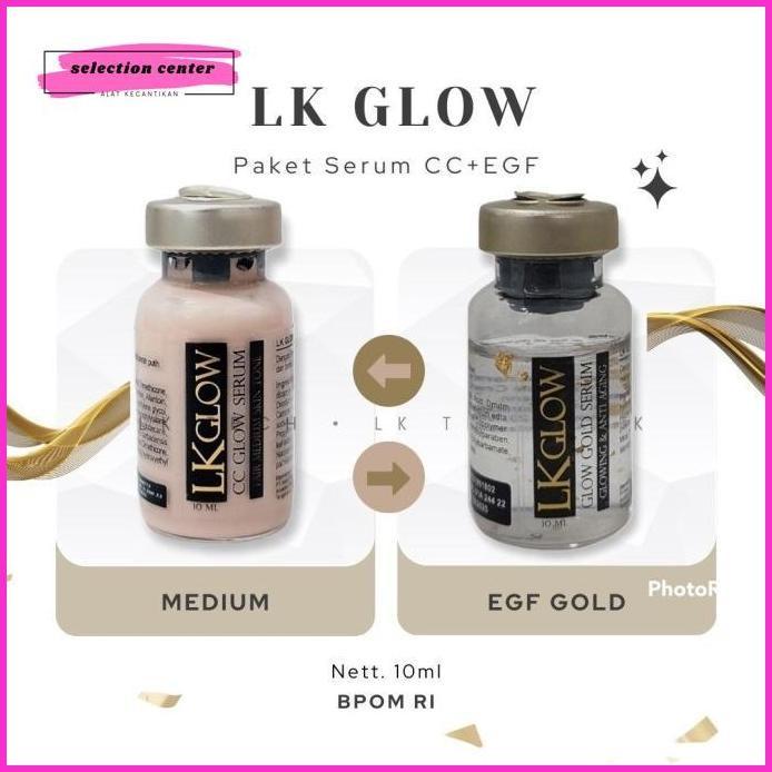 Gambar NEW NEW LKCARE CC GLOW SERUM EGF GOLD WHITENING BB GLOW - CC GLOW MEDIUM dari CV General Store undefined Tokopedia