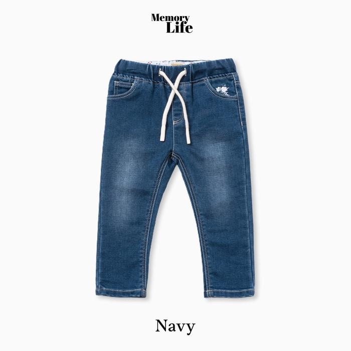 Gambar MemoryLife - Jeans Series | Diane Jeans Premium Anak Perempuan 9 Bulan - 6 Tahun - Navy, 1Y dari MemoryLife Shop undefined Tokopedia