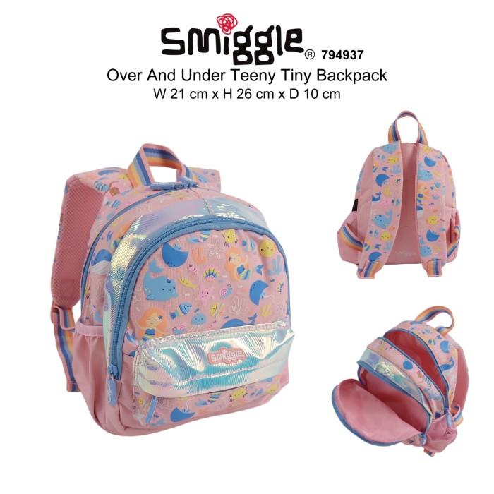 Gambar [SLS89] Tas Ransel Smiggle TK FLounder fish Car Cat - mermaid PG - mermaid PG dari suppliertas anak undefined Tokopedia