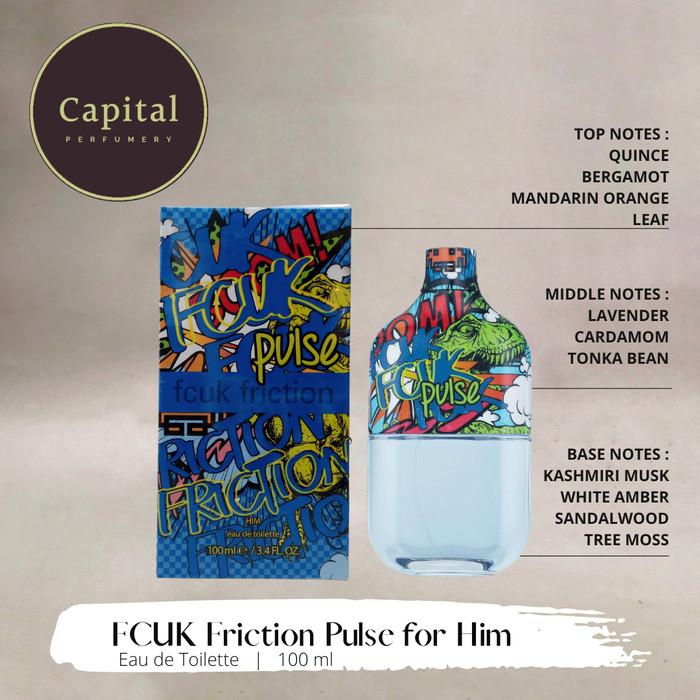 Jual Promo FCUK Friction Pulse Him Edt 100 ml Limited Jakarta