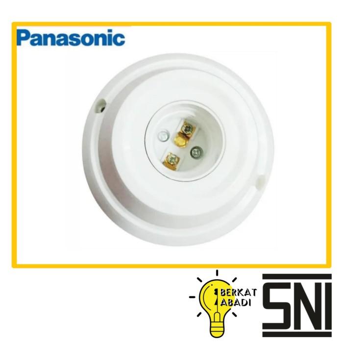 Gambar fitting plafon / fitting lampu PANASONIC bulat - +BAUT (GYPSUM) dari Berkat Abadi Electrik undefined Tokopedia