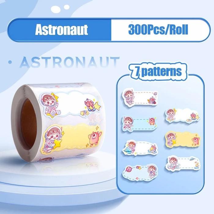 Gambar [BD] edukasi mainan anak name label sticker tag sticker nama label tempel tulis - Astronot dari The Nita’s Gallery 02 undefined Tokopedia