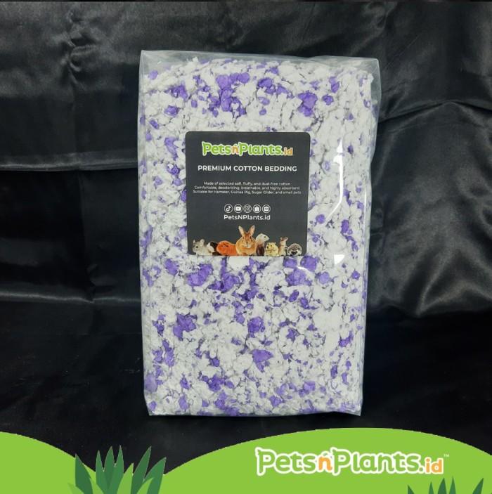Gambar Pnp Premium Cotton Tissue Bedding - Alas Kandang Hamster Import 450 Gr Terlaris - Putih-Ungu dari natai thomas undefined Tokopedia