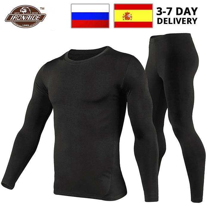 Gambar Herobiker Men's Fleece Lined Thermal Underwear Set Motorcycle Skiing dari Eko merc undefined Tokopedia