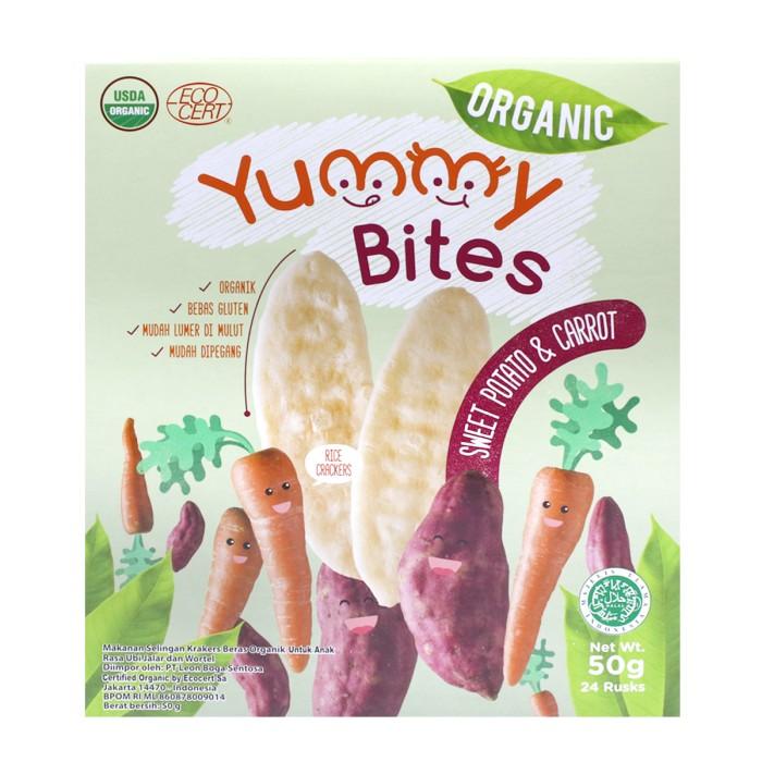Gambar Yummy Bites Crackers Organic Snack Bayi 6bulan Keatas dari Toko snack chaplo undefined Tokopedia