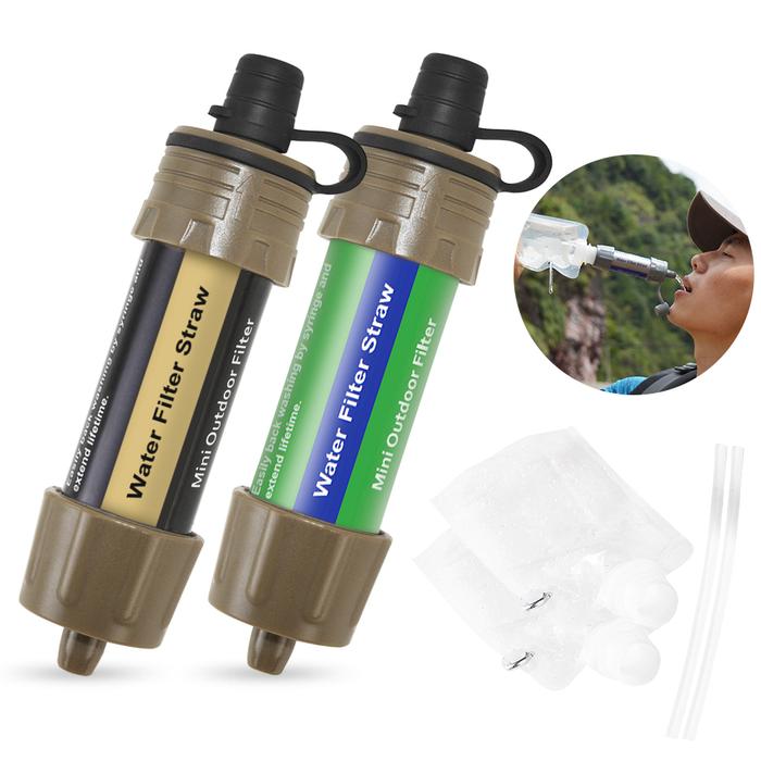 Gambar 1pc/2pcs Outdoor Water Filter Straw Water Filtration System Water dari ROYAL RICHE undefined Tokopedia