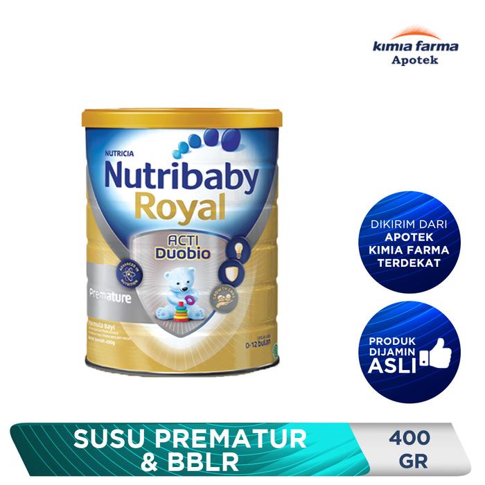 Gambar NUTRIBABY ROYAL PREMATURE 400 GR / SUSU PREMATUR & BBLR / KIMIA FARMA dari Kimia Farma Apotek Bali Nusra OS undefined Tokopedia