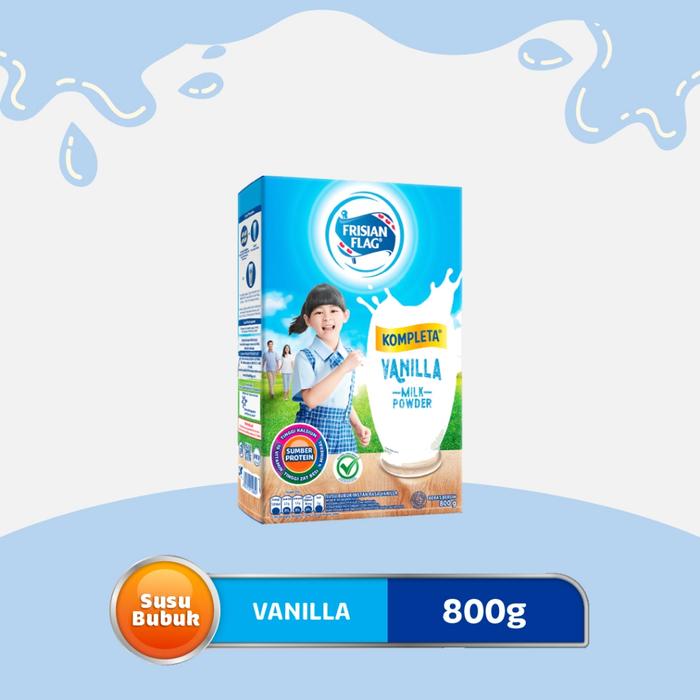 Gambar Frisian Flag Kompleta 800g - Frisian Flag Susu Bubuk Kompleta 800 gr - Vanila dari Bambi Store Malang undefined Tokopedia