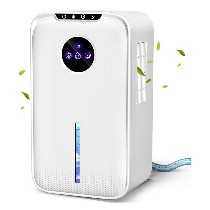 Gambar Dehumidifiers for Home Large Room Basement,88OZ Dehumidifier with Drain Hose for Bedroom Bathroom RV Camper US Plug dari sariniiiiiiii undefined Tokopedia