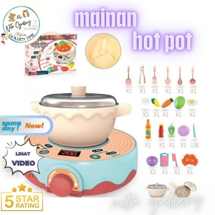 Gambar Mainan Anak Edukasi Electric HOT POT Masak Shabu Shabu Hotpot Haidilao dari The Nita’s Gallery 02 undefined Tokopedia