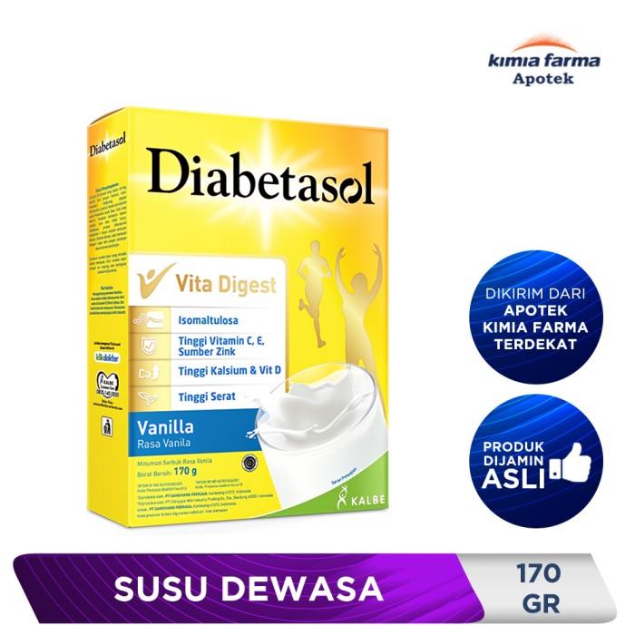 Gambar DIABETASOL VANILLA 170 GR / SUSU DEWASA / KIMIA FARMA dari Kimia Farma Apotek Bodetabek undefined Tokopedia