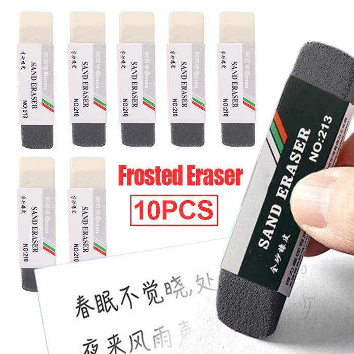 Gambar 1-5PCS Matte Frosted Eraser For Ballpoint Pen Gel Pen Pencil Erasers Office School Stationery Clean Correction Supplies Rubber dari Hussen Store undefined Tokopedia