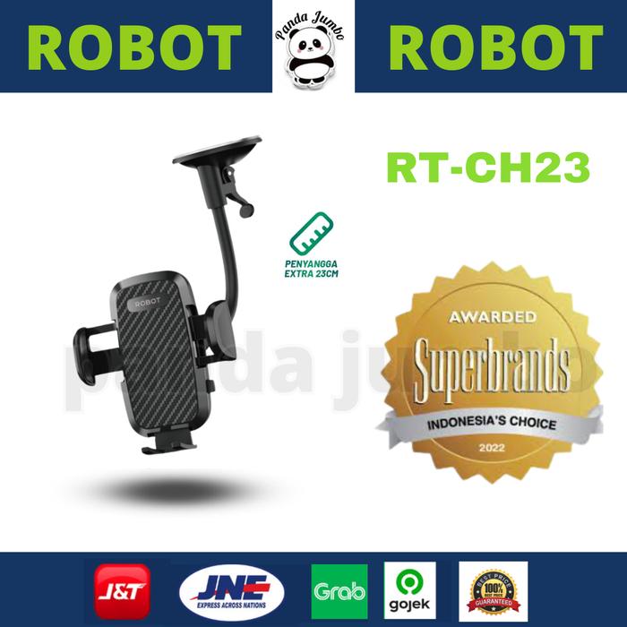 Gambar ROBOT RT-CH23 Car Holder Rotatable 360° For Smartphone dari Panda Jumbo undefined Tokopedia