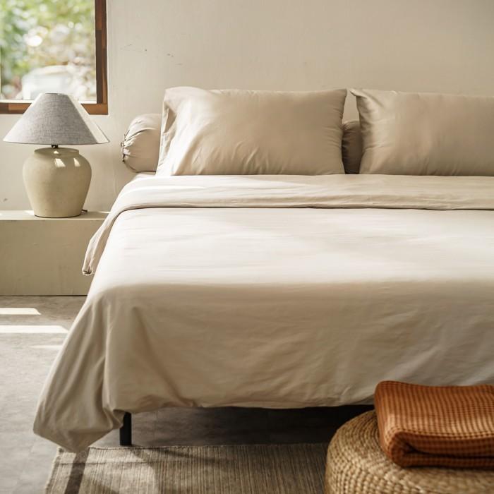 Gambar PTR Set Sprei Katun Mesir / Egyptian Cotton Bedding Set TERJAMIN - Sahara, Twin dari lassofy store undefined Tokopedia