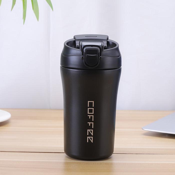 Jual Travel Coffee Mug Vacuum Insulated Bottle Spill Proof with