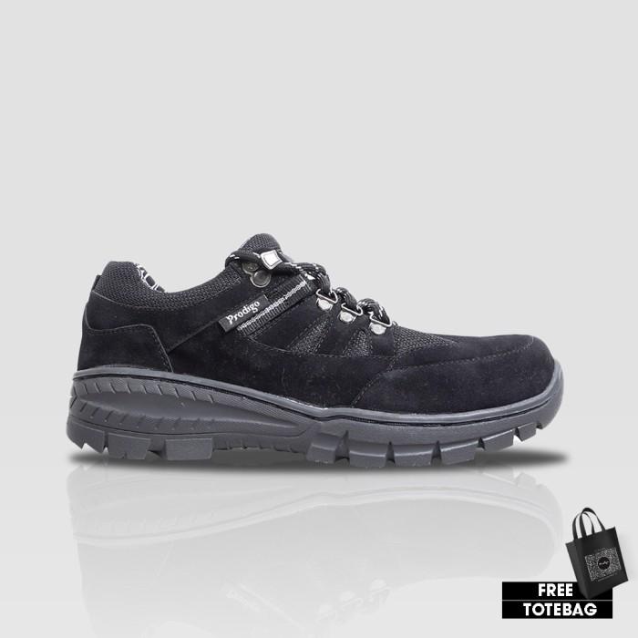 Gambar Sepatu Gunung Pria Outdoor Hiking Safety shoes Prodigo Trikora Black - 39 dari Prodigo Official undefined Tokopedia