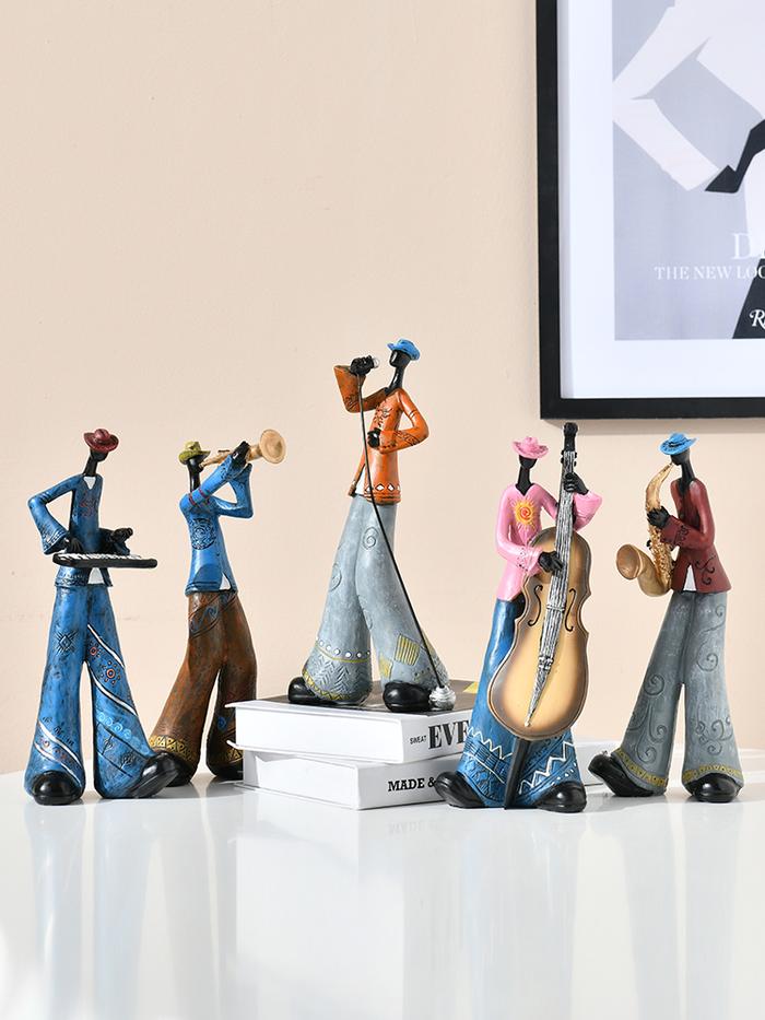 Gambar Creative Band Art Ornaments Music Characters Musical Instrument dari tictactwo undefined Tokopedia