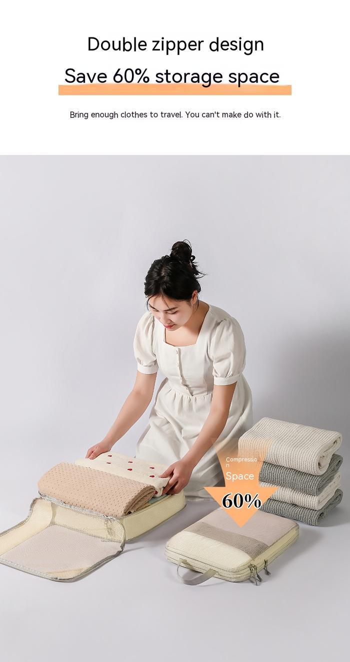 Gambar Compression Packing Cubes for Suitcases Travel Accessories Expandable Packing Organizers Lightweight Travel Organizer Cubes dari CH Jaya Mal undefined Tokopedia