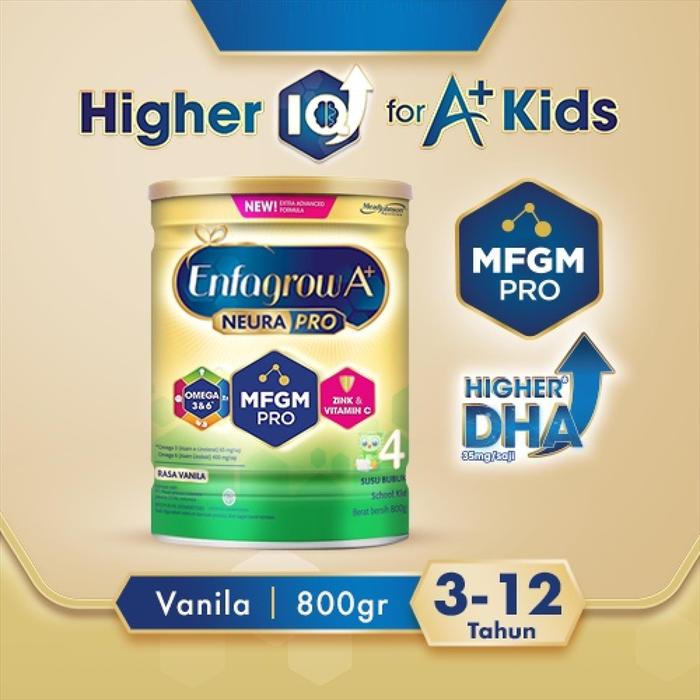Gambar Enfagrow A+ 4 Susu Formula Anak 3 to 12 Tahun 800 g - Vanila dari BEAUTIQME undefined Tokopedia