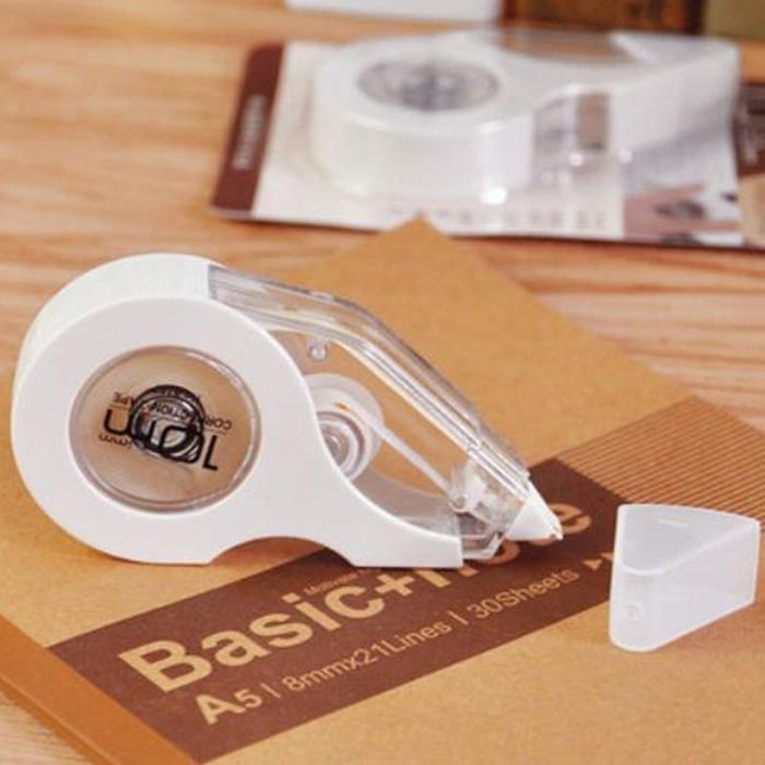 Gambar 4Pcs/Set 10M Kids Students Portable Beige And Transparent Case Correction Tape, School Office Supplies Writing Correcting Tape dari js17 store undefined Tokopedia