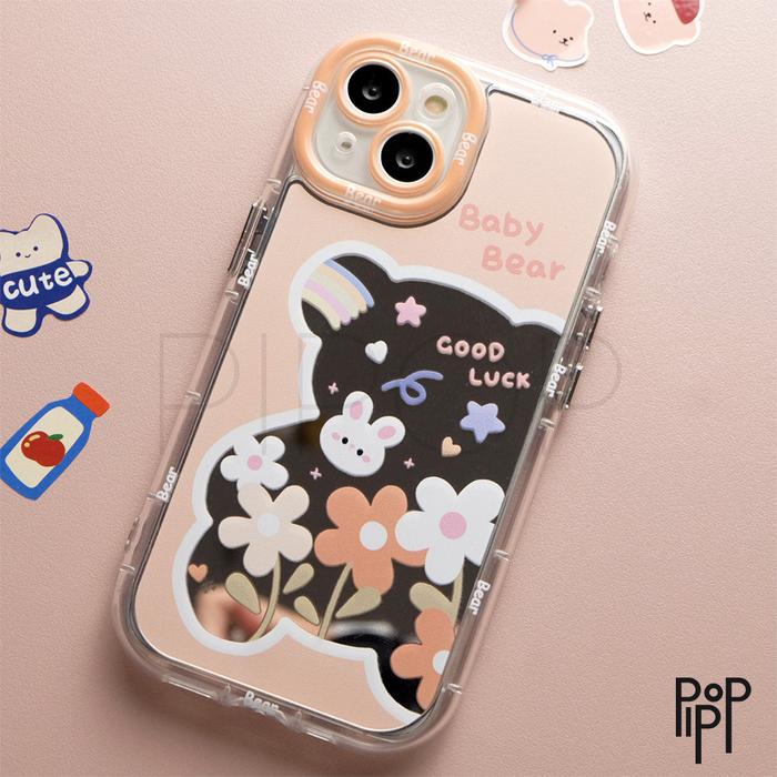 Gambar Mirror Bear and Bunny Silicone Phone Case - MRBB-BEAR, iP7Plus/8Plus dari pipop.case undefined Tokopedia