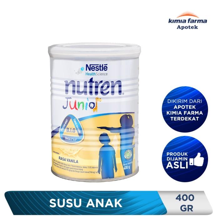 Gambar NESTLE NUTREN JUNIOR VANILLA 400 GR / SUSU ANAK / KIMIA FARMA dari Kimia Farma Apotek Bodetabek undefined Tokopedia