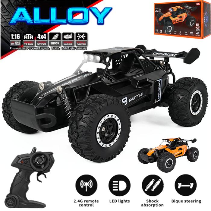 Jual 1:16 /1:18 Model RC Car With LED Light 2WD Off-road