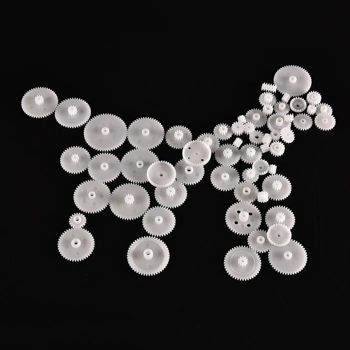 Gambar 58pcs High-quality Plastic Gears M0.5 For Motor Robotics Model Shaft Part DIY Helicopter Car Accessories dari Agung Team Store undefined Tokopedia