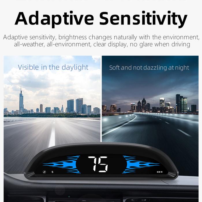Gambar G2 GPS HUD Heads Up Display Car Speedometer Smart Digital Alarm Reminder Meter Car Electronics Accessories for All Cars dari RIANA SSTOREE undefined Tokopedia