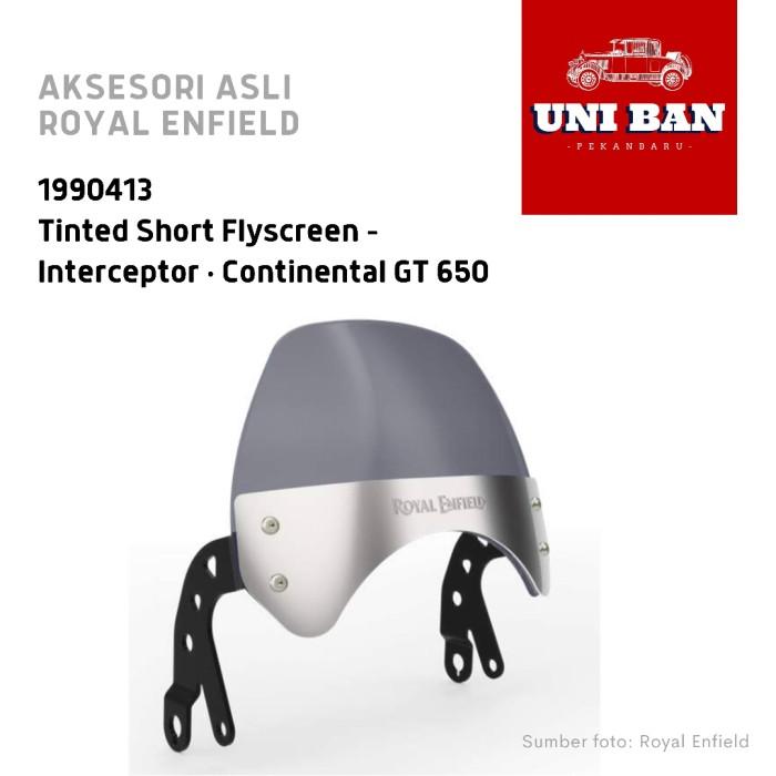 Genuine Royal Enfield Tinted Short Flyscreen – 1990413 – Fits Interceptor 650 & Continental GT