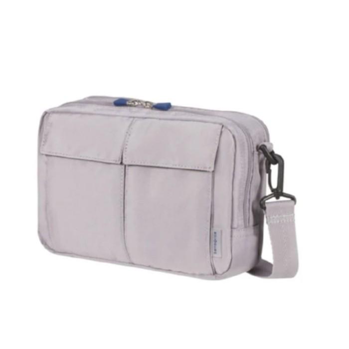 Gambar PREMIUM Samsonite Weist Bag RFID Travel Accessories Essential - Grey dari TOKO BUBUI undefined Tokopedia