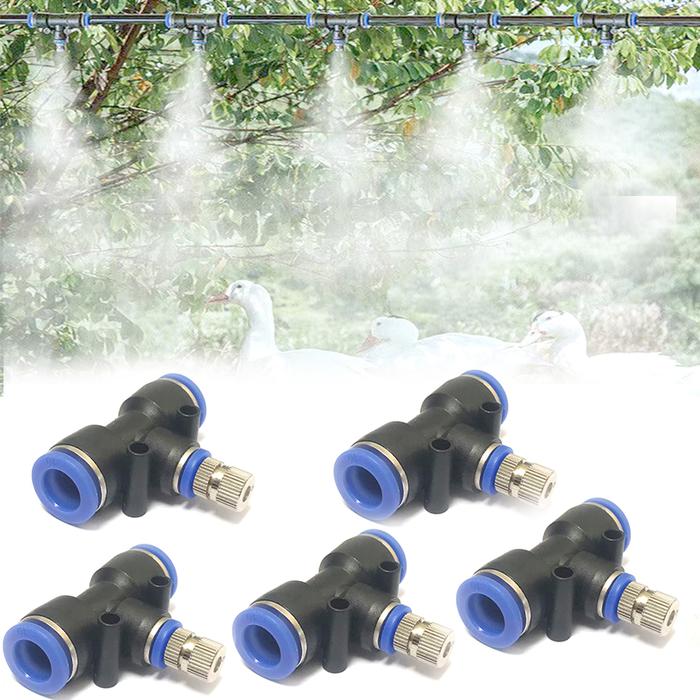 Gambar 5pcs 10mm Misting Cooling System Atomizing Nozzle Kit Slip lock Quick Connectors Humidify Watering Landscaping Sprayer dari ANYANA TIA65 undefined Tokopedia
