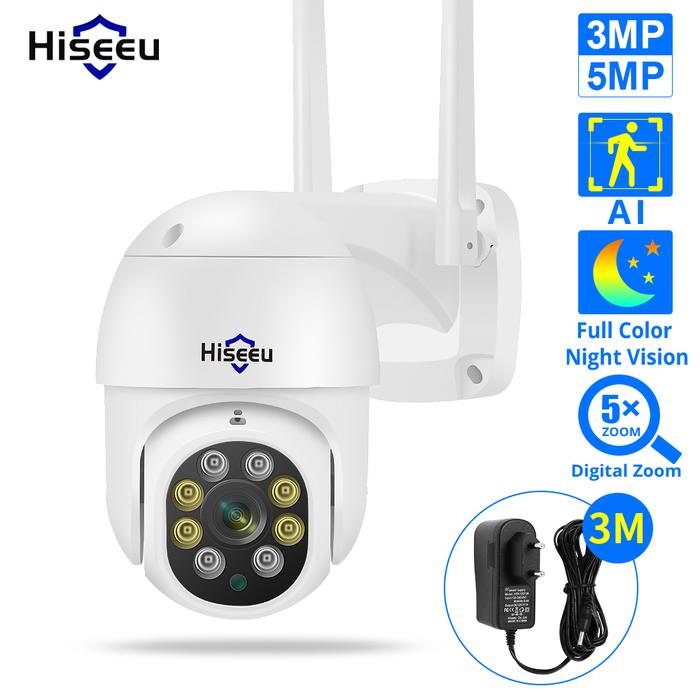 Gambar Hiseeu 8MP 4K PTZ IP Camera WiFi Outdoor Two-way Audio CCTV Security 1080P 3MP 5MP Smart Video Surveillance Cameras iCsee P2P dari SAHIKO YAMATARESI58 undefined Tokopedia