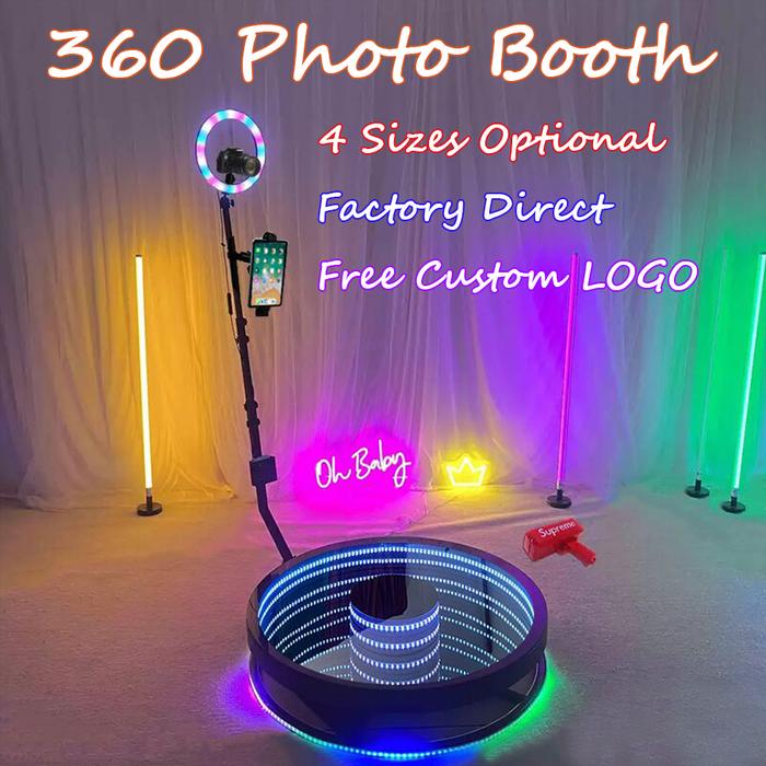 Gambar Rotating Photo Booth 360 Camera Photo Booth Spin Stand 100cm Portable dari azkhaalhasby undefined Tokopedia