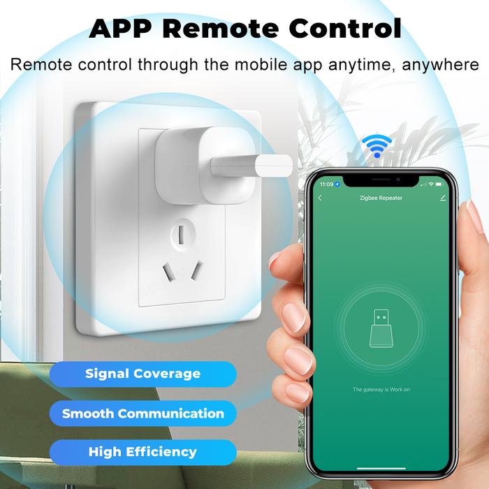 Gambar Tuya ZigBee USB Signal Repeater Signal Amplifier Extender for Smart Life ZigBee Gateway Smart Home Devices Assistant Automation dari kutengstor undefined Tokopedia
