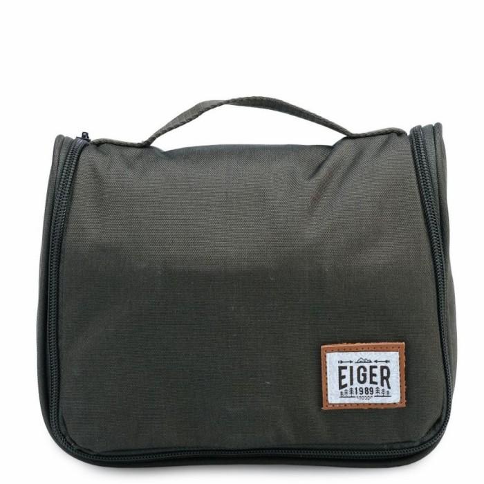 Gambar PREMIUM Tas Jinjing Eiger Pack It 3.0 Travel Toiletry Bag aksesoris Olahraga - Olive dari TOKO BUBUI undefined Tokopedia