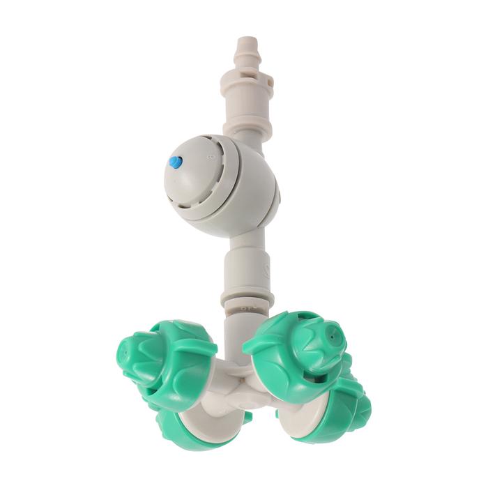 Gambar Garden Irrigation Greenhouse Humidify Cooling Nozzle 4-way Misting Nozzles Kit with Anti-drip connector Atomization Fogger 1set dari DIAKAYANA GIKALA66 undefined Tokopedia
