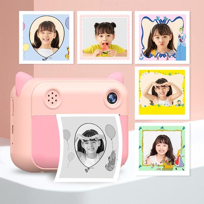 Gambar Instant Camera Thermal Print Children 1080P HD Video Photo Camera dari tokoserbapasti undefined Tokopedia