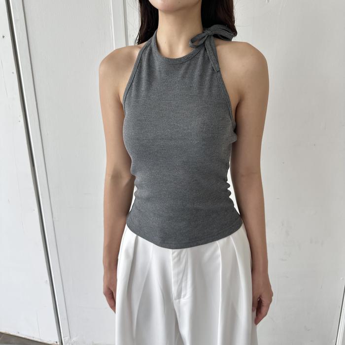 Gambar LU TOP | POSHA Tanktop Atasan - Charcoal dari Posha Official undefined Tokopedia