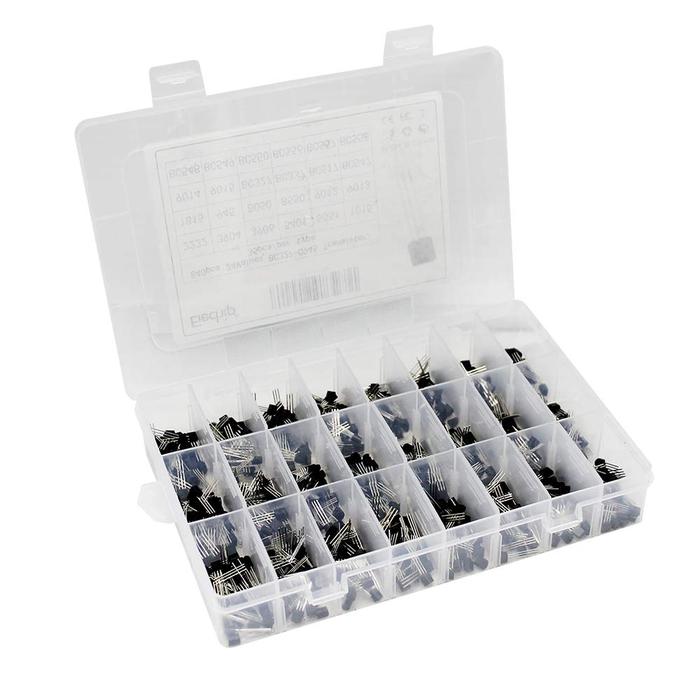 Gambar 200-900PCS TO-92 Transistor Kit assortment box BC547 BC327 BC337 2N2222 3904 3906 C945 PNP/NPN transistors set electronics Kit dari Sarina Seller undefined Tokopedia