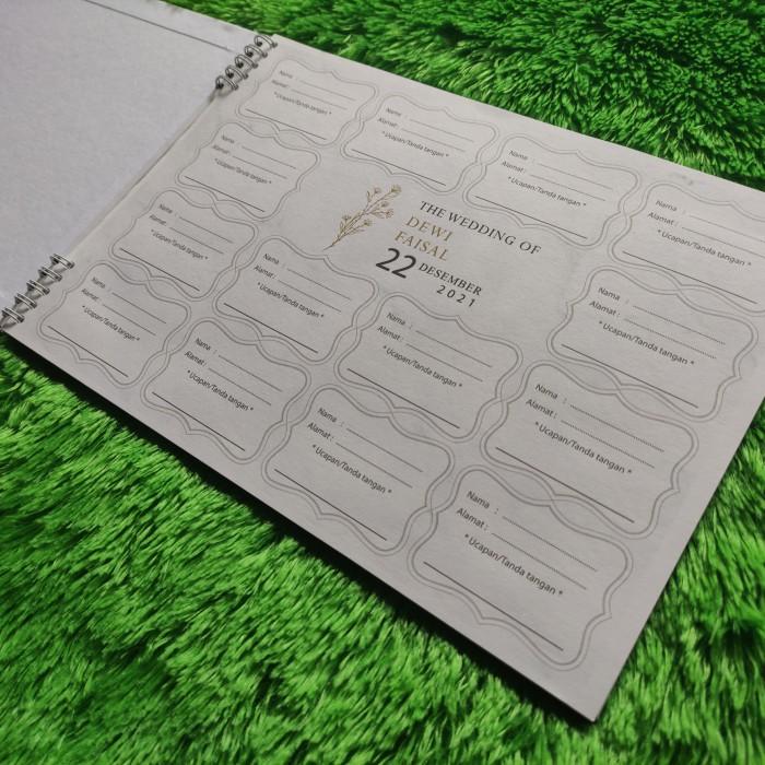Gambar TERTOP Buku Tamu Pernikahan | Guestbook Custom | Wedding BT-36 dari @topseller kupang undefined Tokopedia