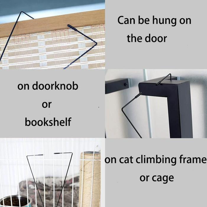 Gambar hanging automatic interactive Cat Toy Funny sounding mouse Playing Teaser Wand Toy Cat Stick Toys for Kitten Cat Supplies toys dari sepatubarru undefined Tokopedia