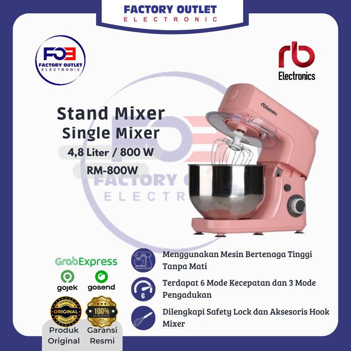 Gambar RB Electronics Stand Mixer 4.8 Liter RM800W dari Cakrawangsa Uwais undefined Tokopedia