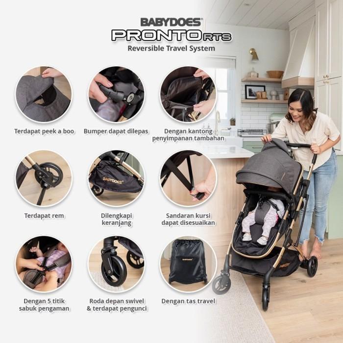 Gambar Harga Spesial Strollers Carseat Babydoes Pronto R TS + Carseat / Kereta Dorong Bayi Pasti suka dari DAHLIA MUFIDUNseller undefined Tokopedia