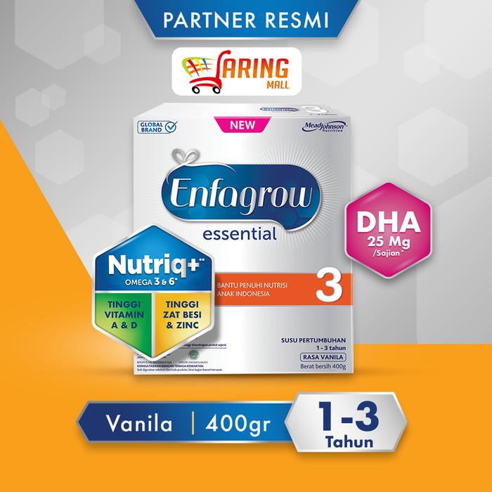 Gambar TERLARIS Enfagrow Essential 3 Vanilla 400 Gram (1 - 3 Tahun) dari @divisi undefined Tokopedia