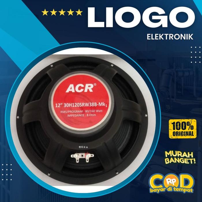 Gambar Speaker ACR PRO 12 Inch ACR 30H12SRW38B ACR Pro Woofer 12 Inch 30H12SRW38B dari SoundIN undefined Tokopedia